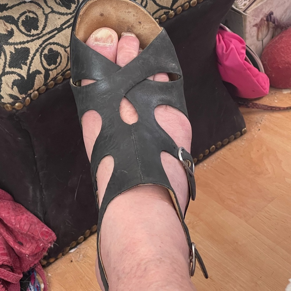 Dansko Ankle strap heeled sandals, size 11